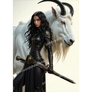 Anime Warrior Girl Arts